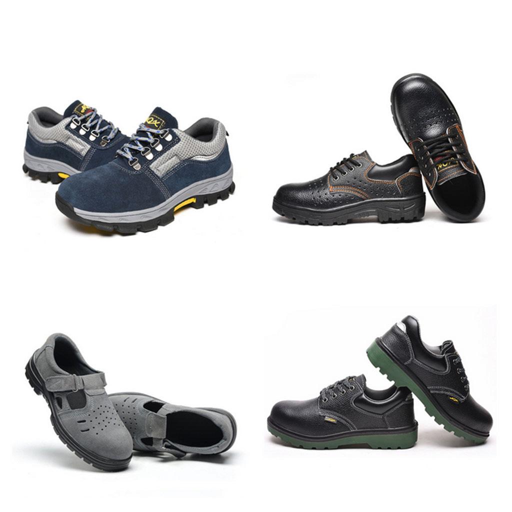 Mens Safety Shoes Steel Toe Work Boots Hiking Shoes