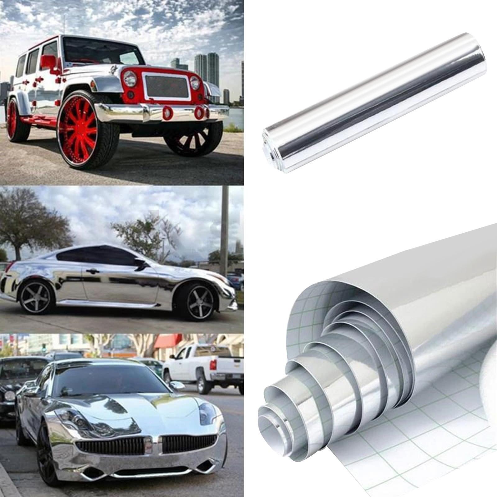 Chrome  Vinyl Wrap Sticker Decal Protective Film for Bike