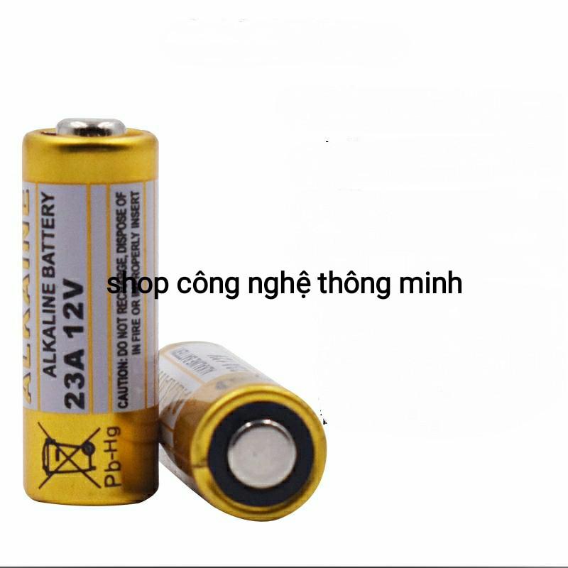 Vỉ 5 viên Pin 12V 23A 12V 27A cho remote cửa cuốn các loại điều khiển công tắc RF ô tô xe đạp điện