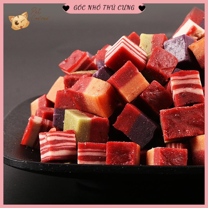 Thịt viên Meat Cube Hello Joy cho chó - Bánh thưởng viên thịt bò cho thú cưng (500g)