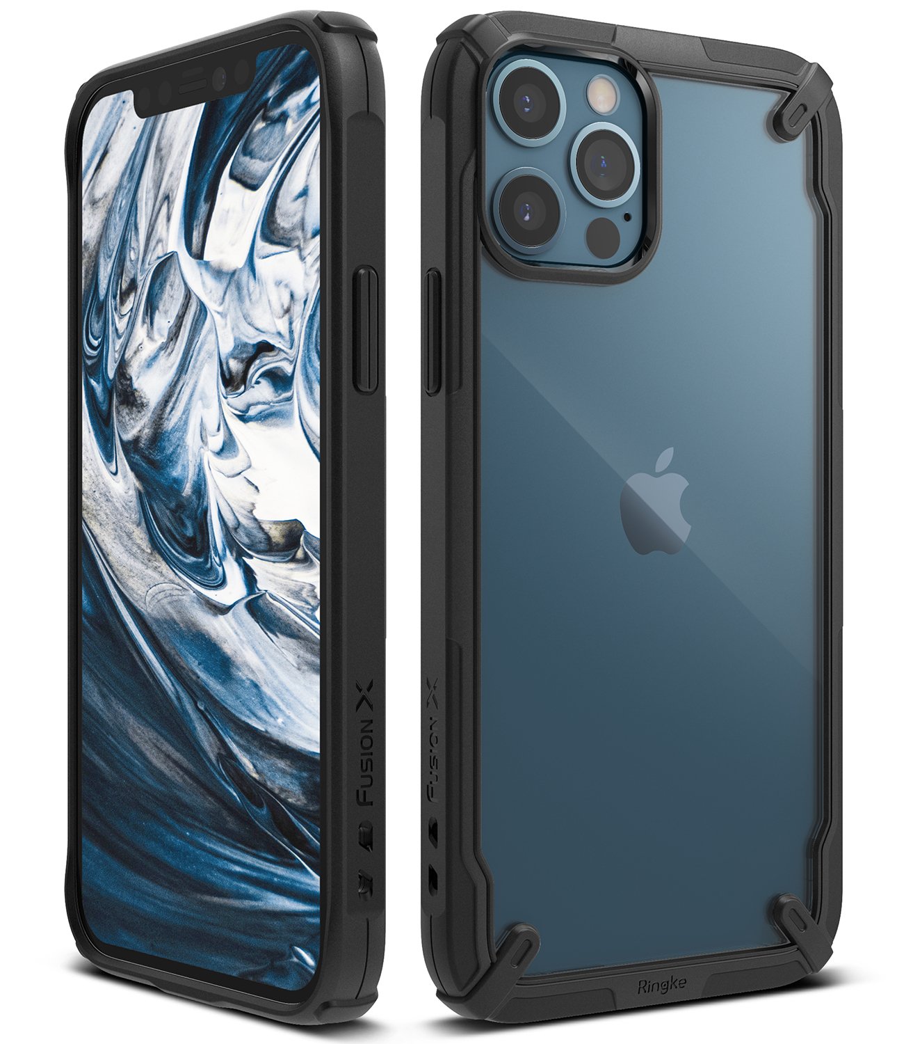 Ốp lưng chống sốc Ringke Fusion X dành cho iPhone 12 Pro Max - Hàng nhập khẩu Korean