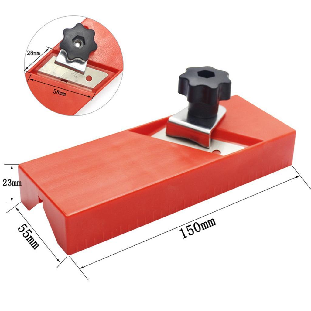 Woodworking Plane Plasterboard Hand Planer Plasterboard Trimming Tools Red