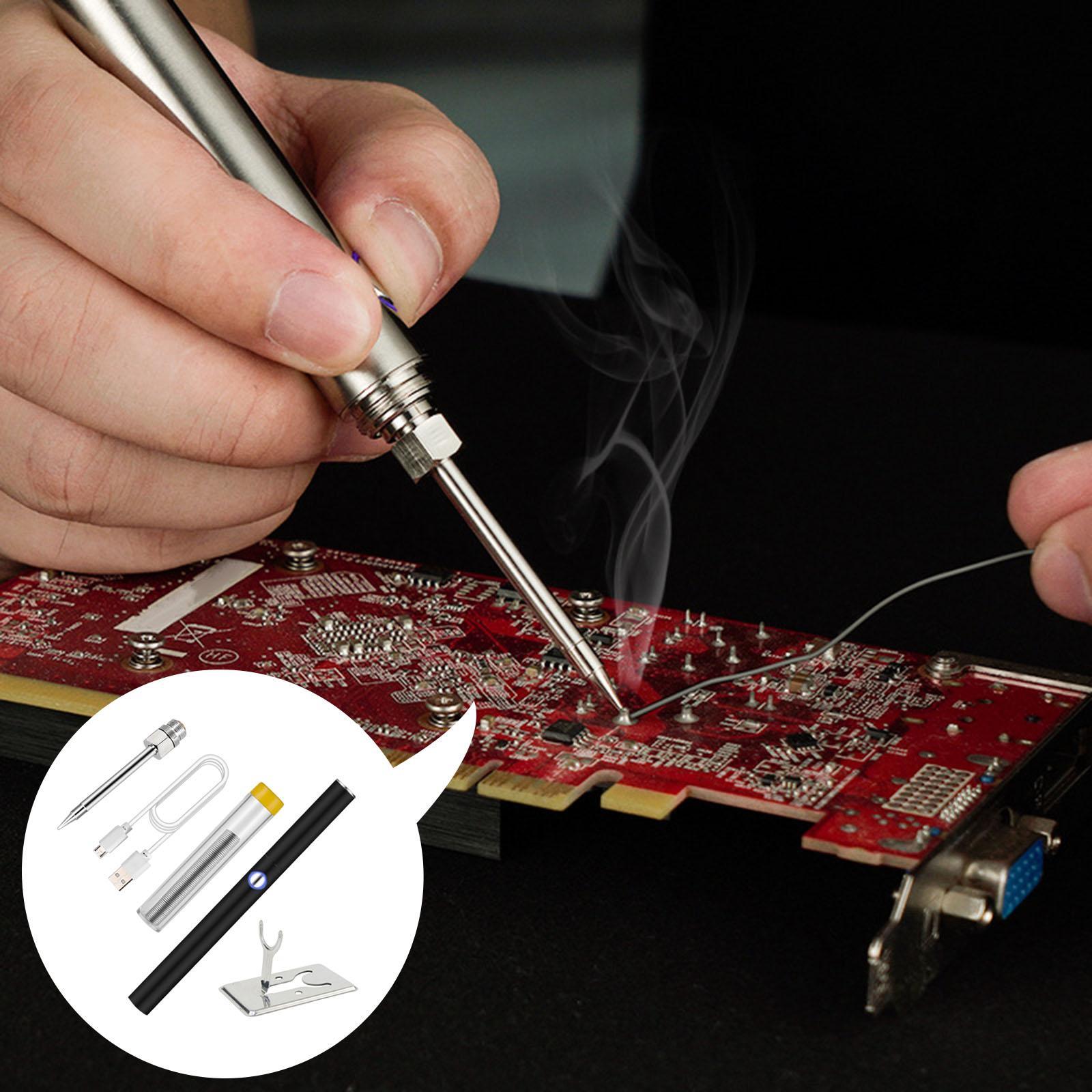 Soldering Iron Kit with Tips Welding Tool for Welding and Soldering indoor and outdoor