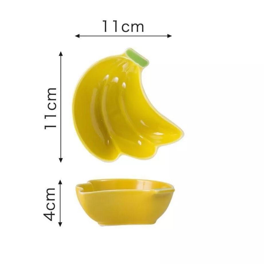 Bát Sứ Ăn Dặm Cao Cấp Quả Chuối Vàng