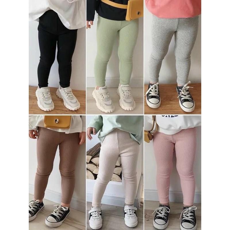 COM BO 6 QUẦN LEGGING CHO BÉ