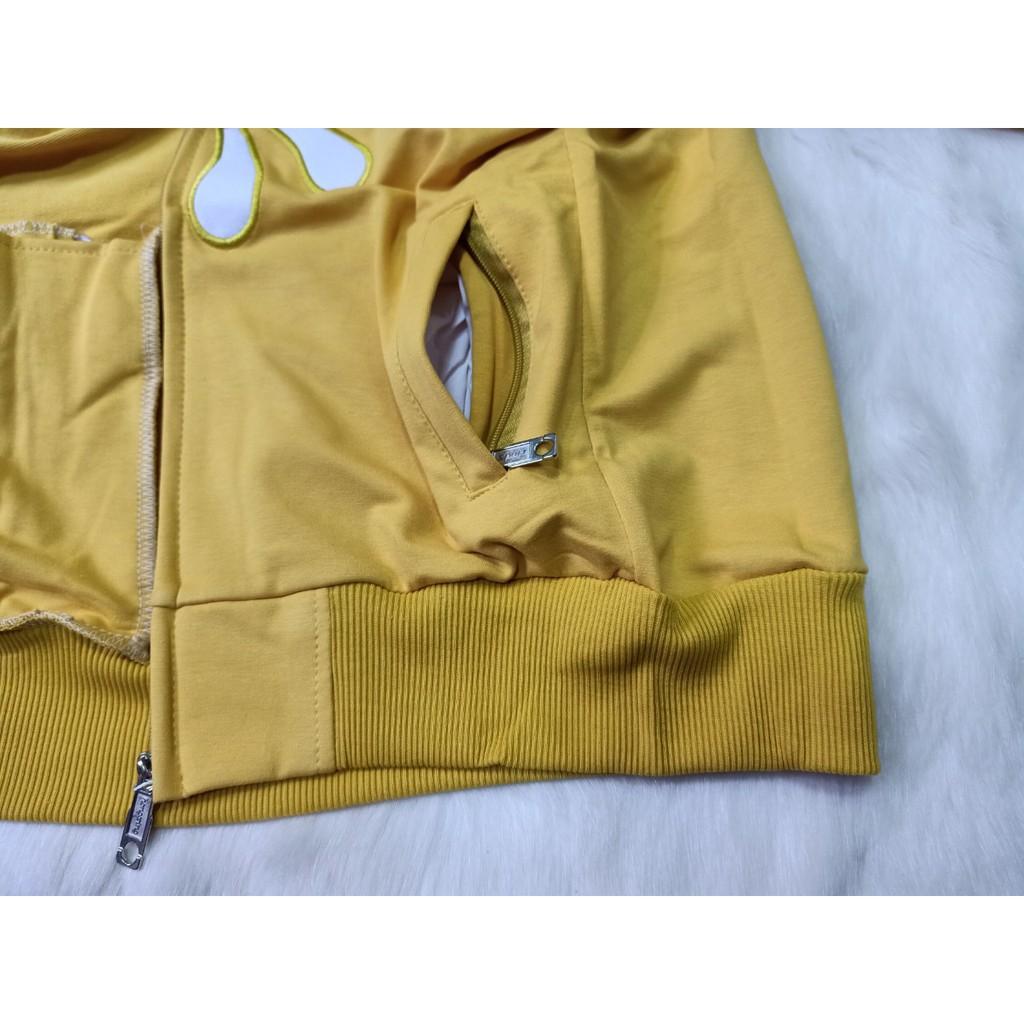 Áo khoác cotton hàng dày đẹp thêu hoa 4 túi