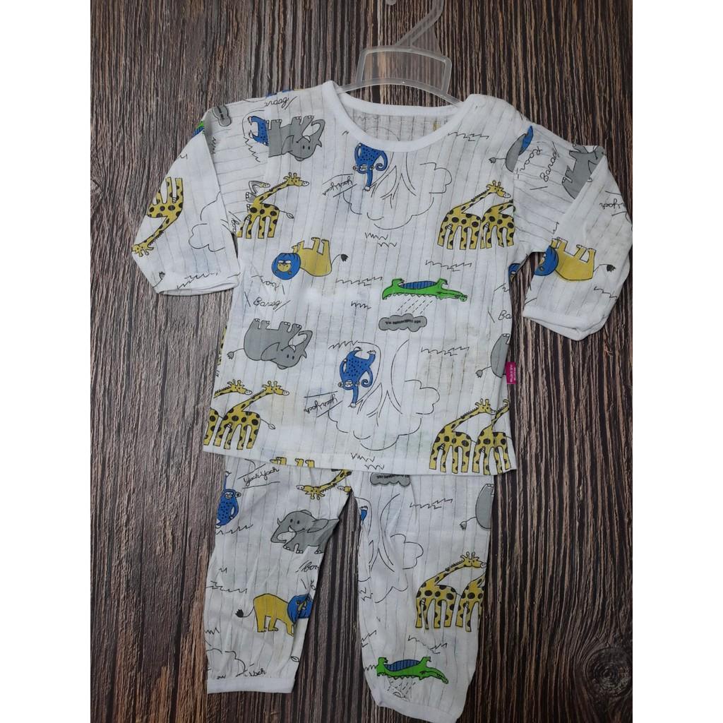 Bộ Cotton Giấy Dài Tay