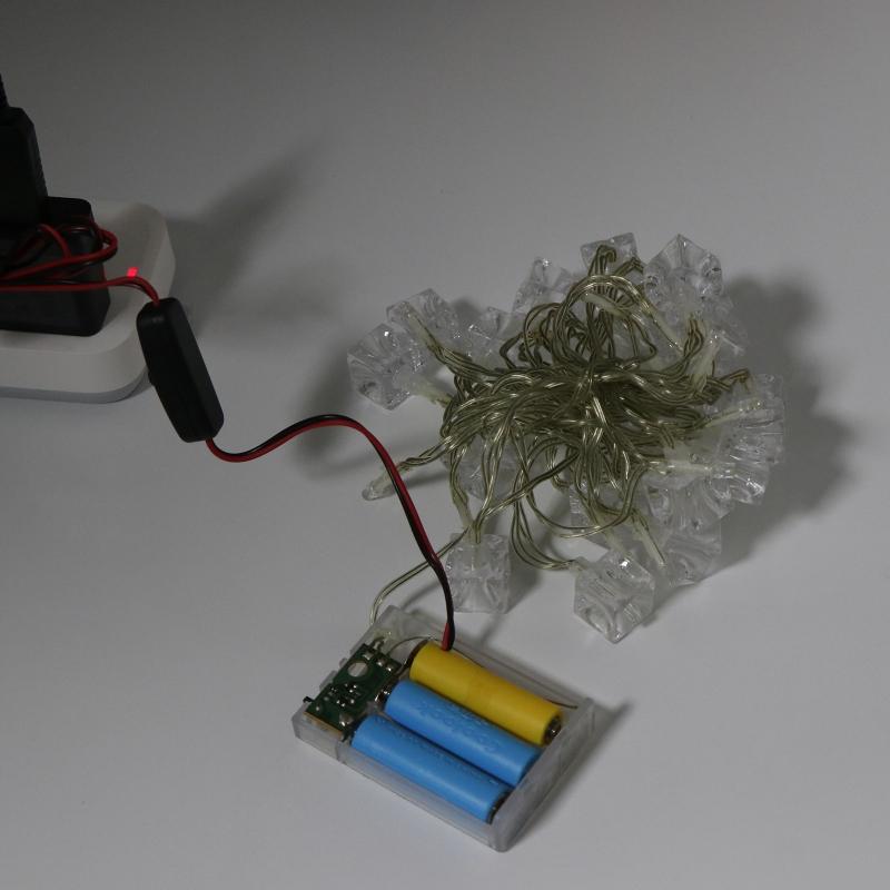 USB C Sang 4.5V 3 Pin AA Eliminator Thay Thế 3 Pin AA Cho Bàn Chải Đánh Răng Đèn AA Giả Pin Adapter Có Công Tắc