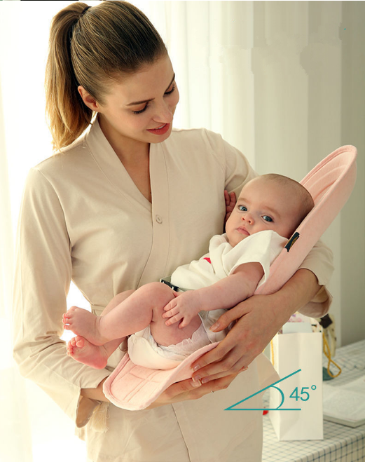 Gối Tựa Cho Bé Bú Kiêm Ru Ngủ 2in1 MAMA BABY - Tặng tấm lót cho bé