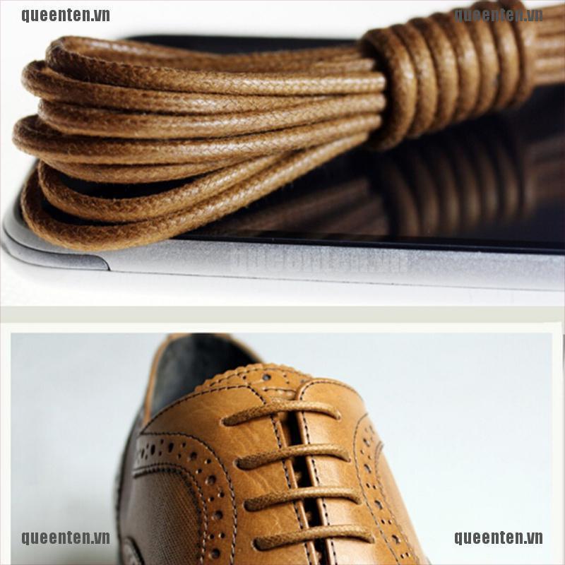 Cặp dây buộc giày lõi tròn bằng cotton sáp 85cm nhiều màu sắc
