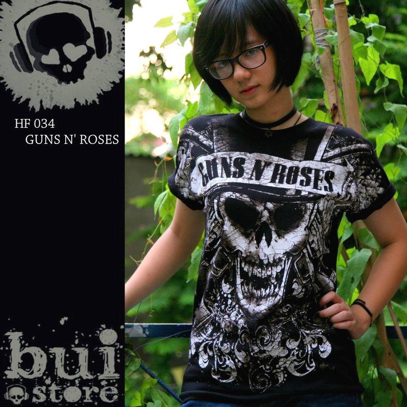 Áo Rock band tee phông / thun Guns N' Roses OVP012