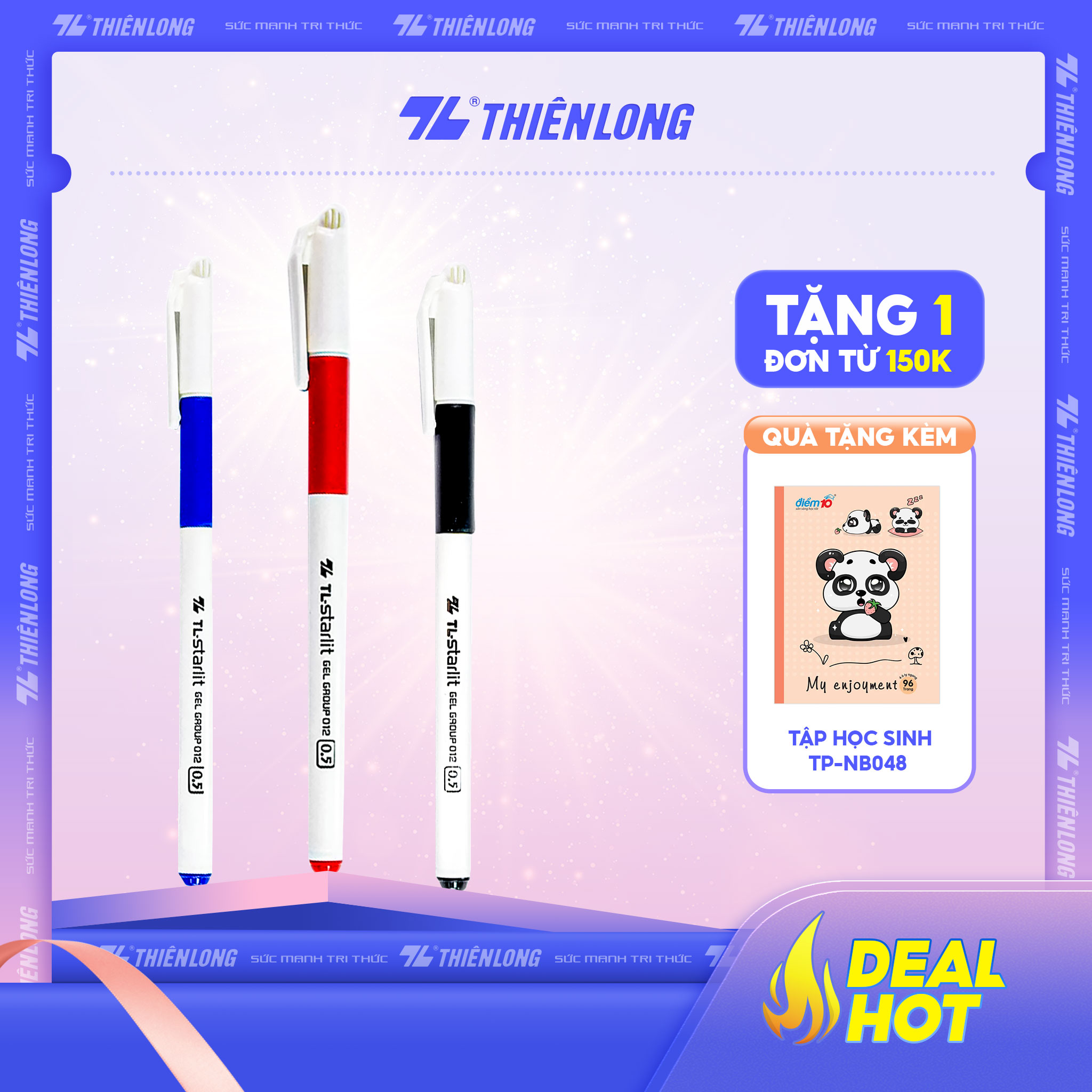 Bộ 10 Bút Gel Thiên Long GEL-012