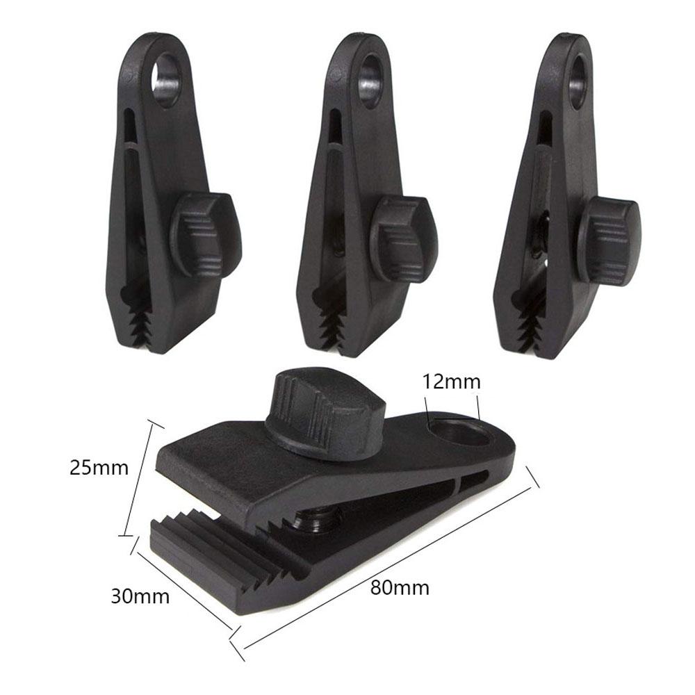 30pcs Outdoor Tarp Clip Heavy Duty Lock Grip Tent Fasteners Clamps with Bungee Ball Cords Carabiners for Outdoor Camping