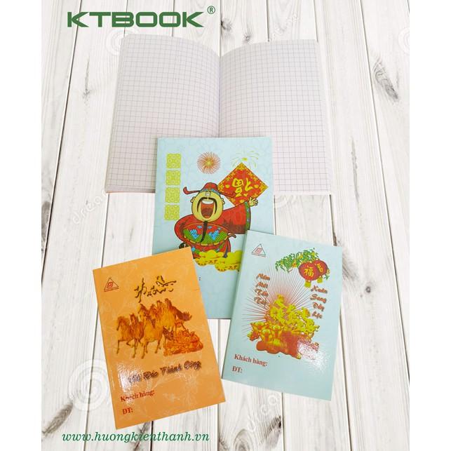 Combo 10 cuốn sổ bìa thơm cao cấp thần tài mỏng