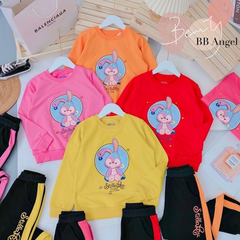 Bộ nỉ da cá bé gái bb angel sz cồ 26-50kg