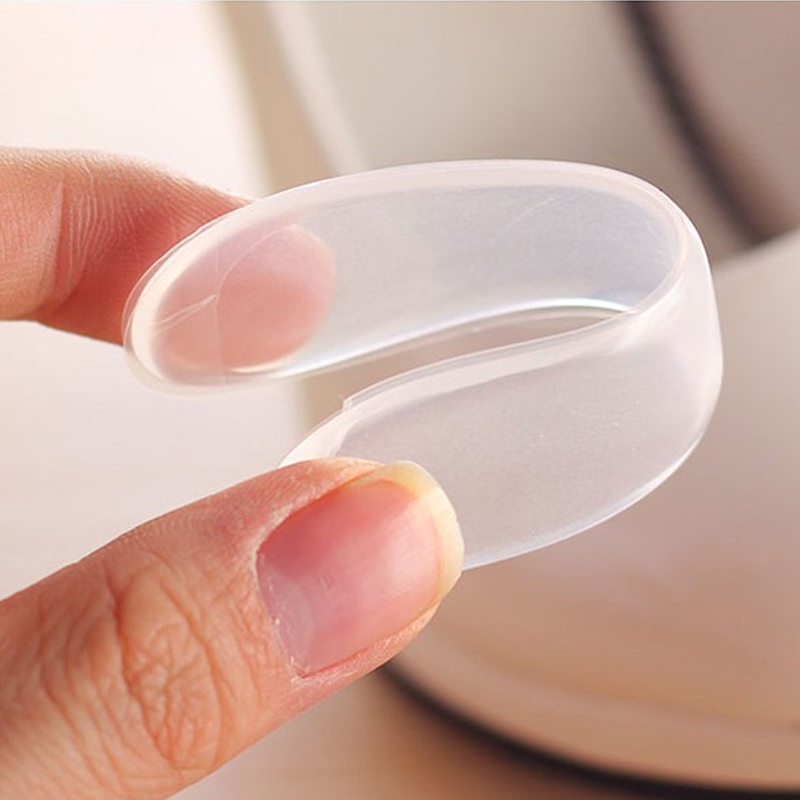 Bộ 10 miếng lót giày trong suốt silicon êm ái cho mọi loại giày