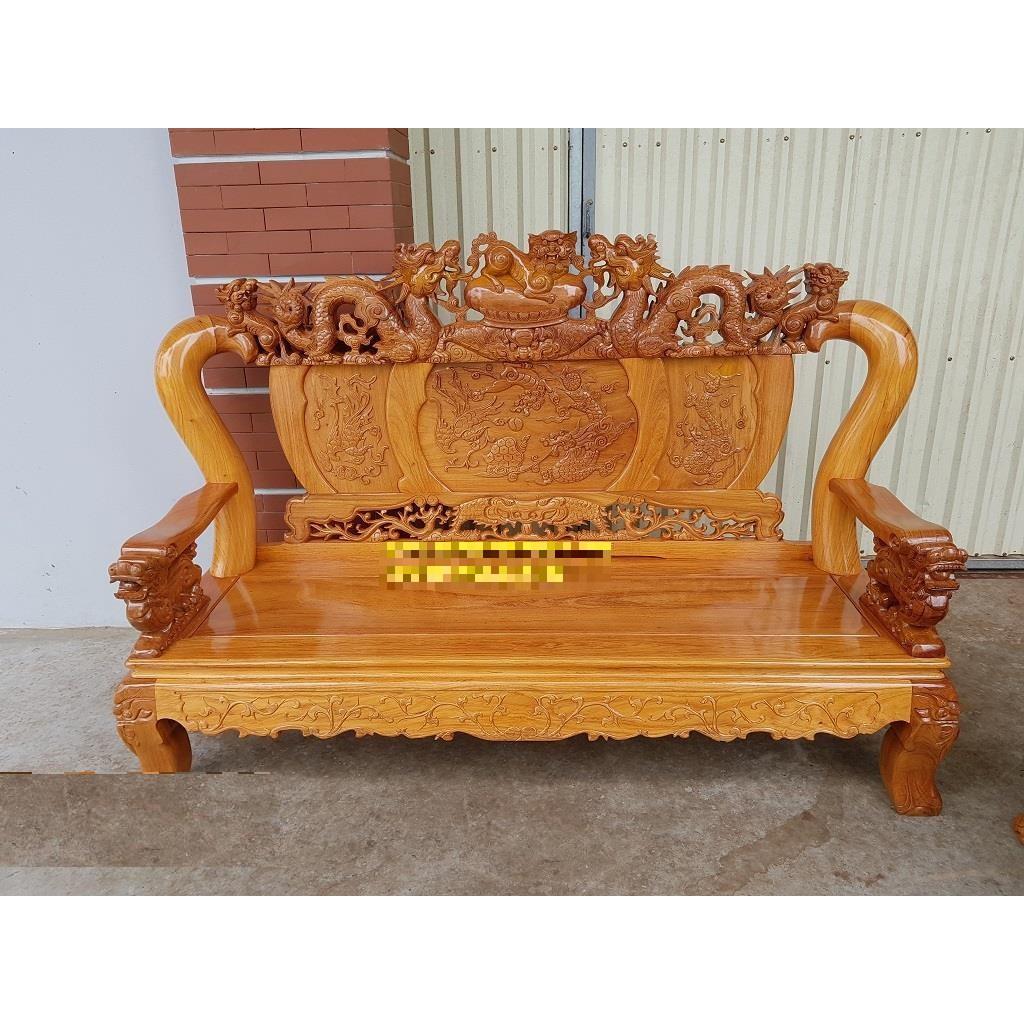 Bộ bàn ghế Nghê Bảo Đỉnh gỗ Gõ Đỏ