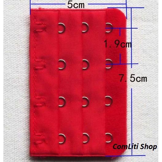 Miếng Nối Rộng Tăng Size Áo Ngực 4 Móc Cài-Móc Nới Nhiều Màu [ Bảng Màu 2