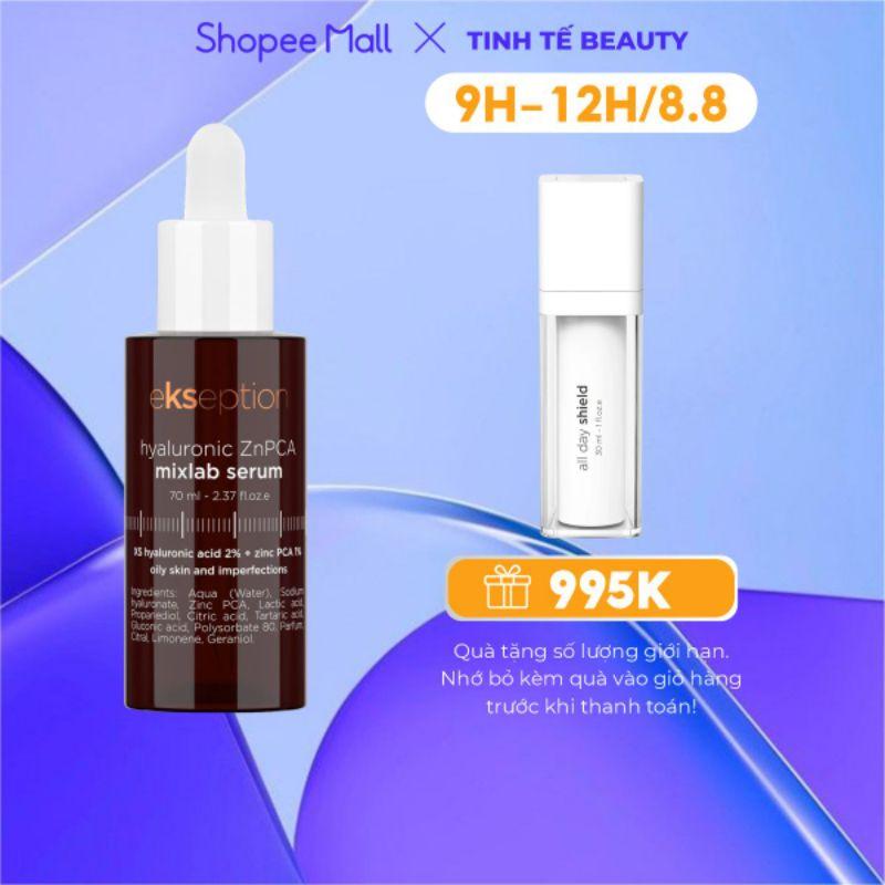 Tinh chất ngừa mụn kiểm soát nhờn EKSEPTION Hyaluronic ZnPCA Mixlab Serum 70ml