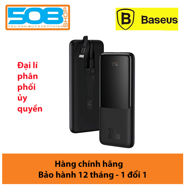 Pin sạc dự phòng 22.5W Baseus Elf Digital Display Fast Charge Power Bank 10000mAh- hàng chính hãng