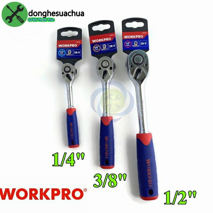 Bộ ba cần siết tự động Workpro (1/4,3/8,1/2) loại 72 răng