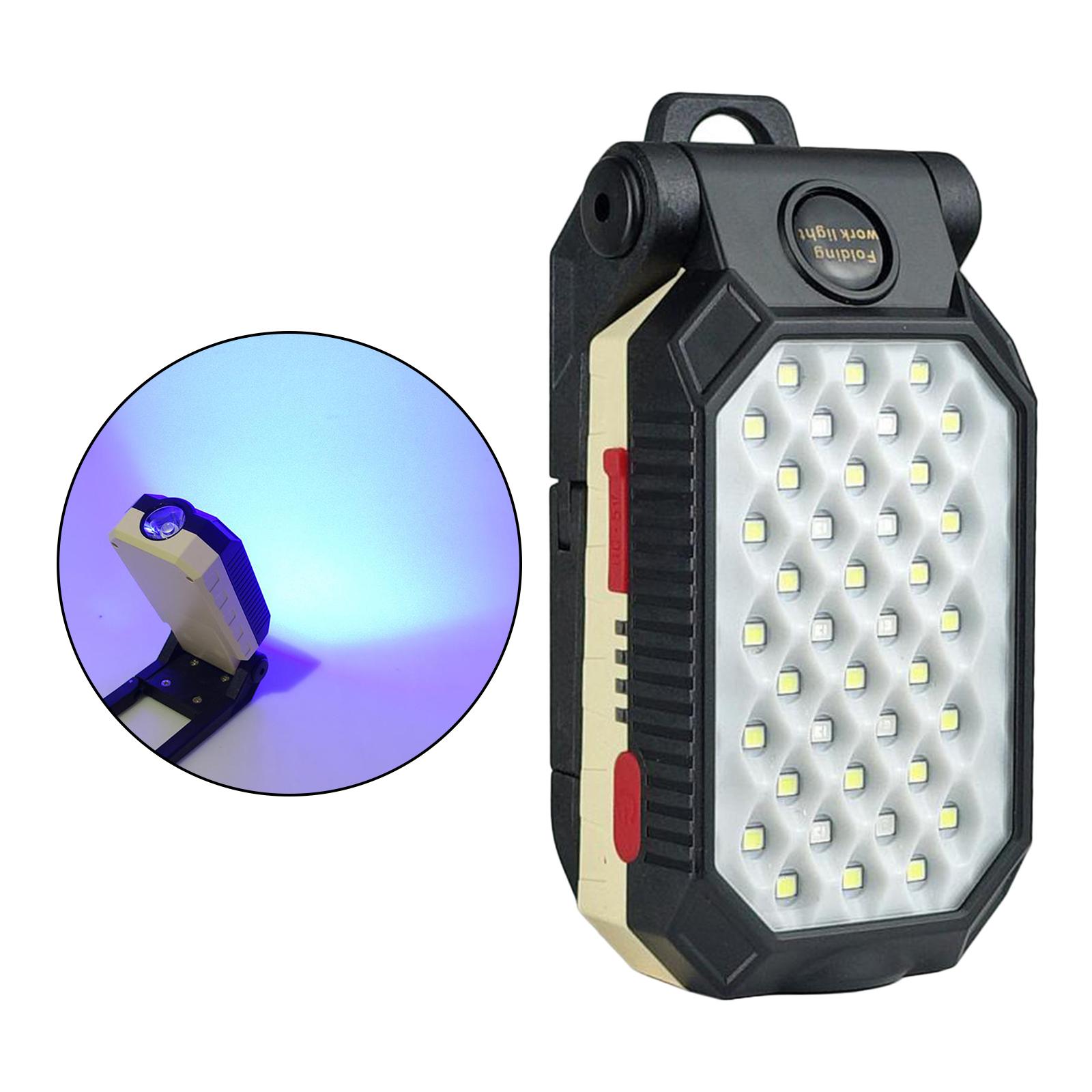 Camping Work Light Lantern, IPX6 Water Resistant, Super Bright, USB Rechargeable Outdoor Lantern, Black