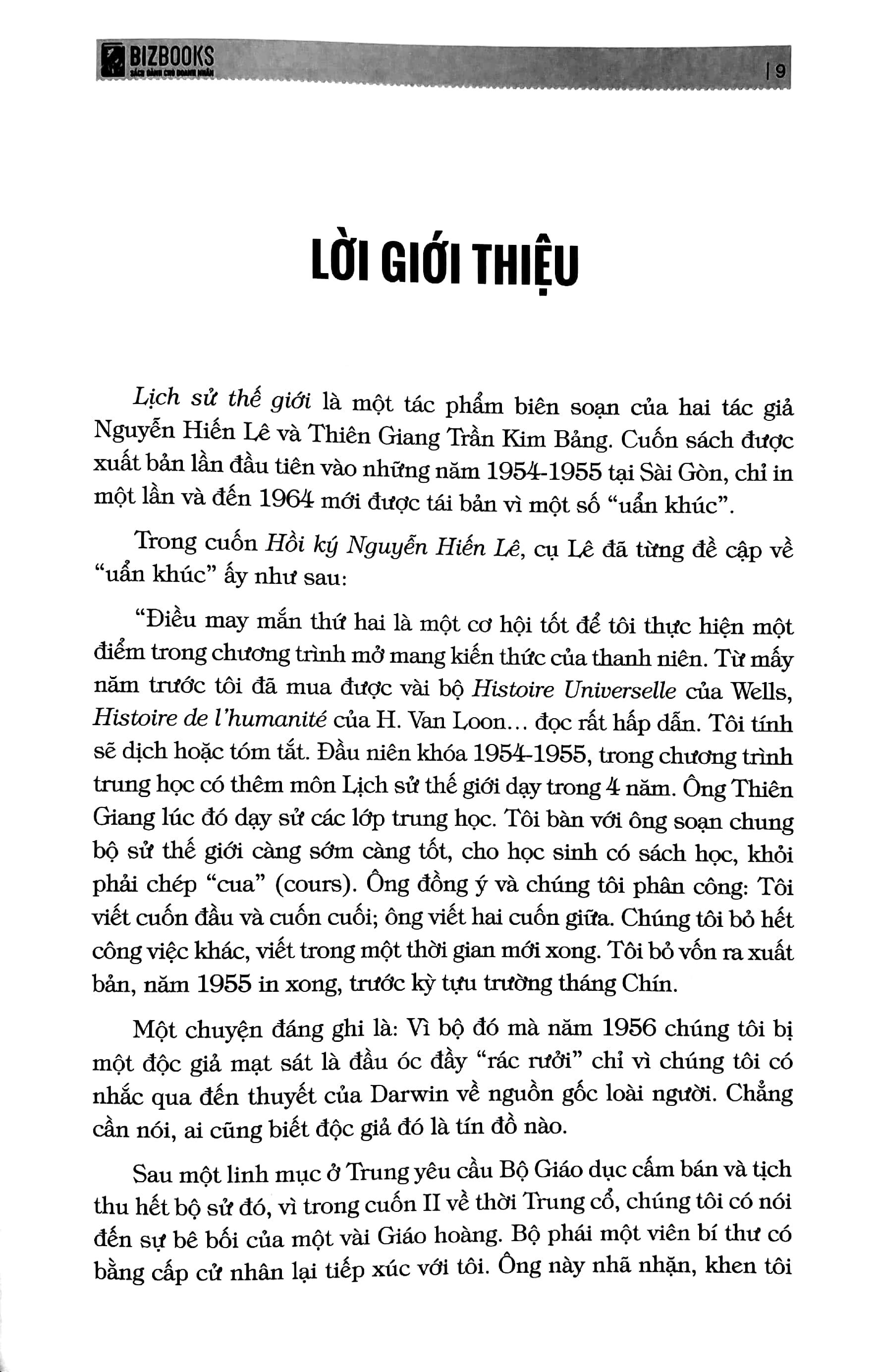 Lịch Sử Thế Giới