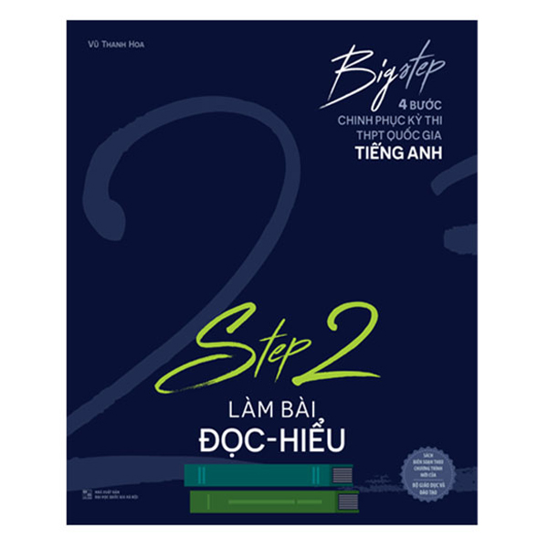 Combo Big step - 4 Bước Chinh Phục Kì Thi THPT Quốc Gia tiếng Anh (4 Cuốn)