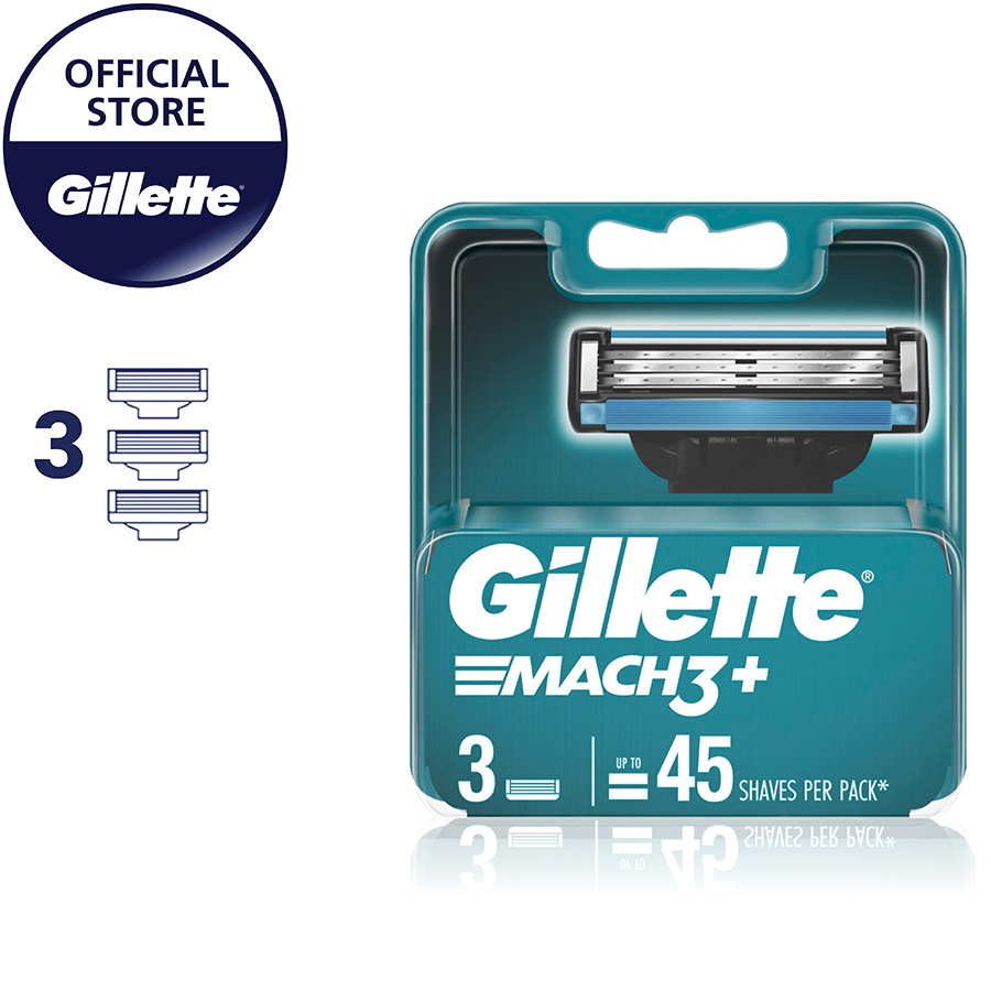 Lưỡi Gillette Mach 3+, vỉ 3