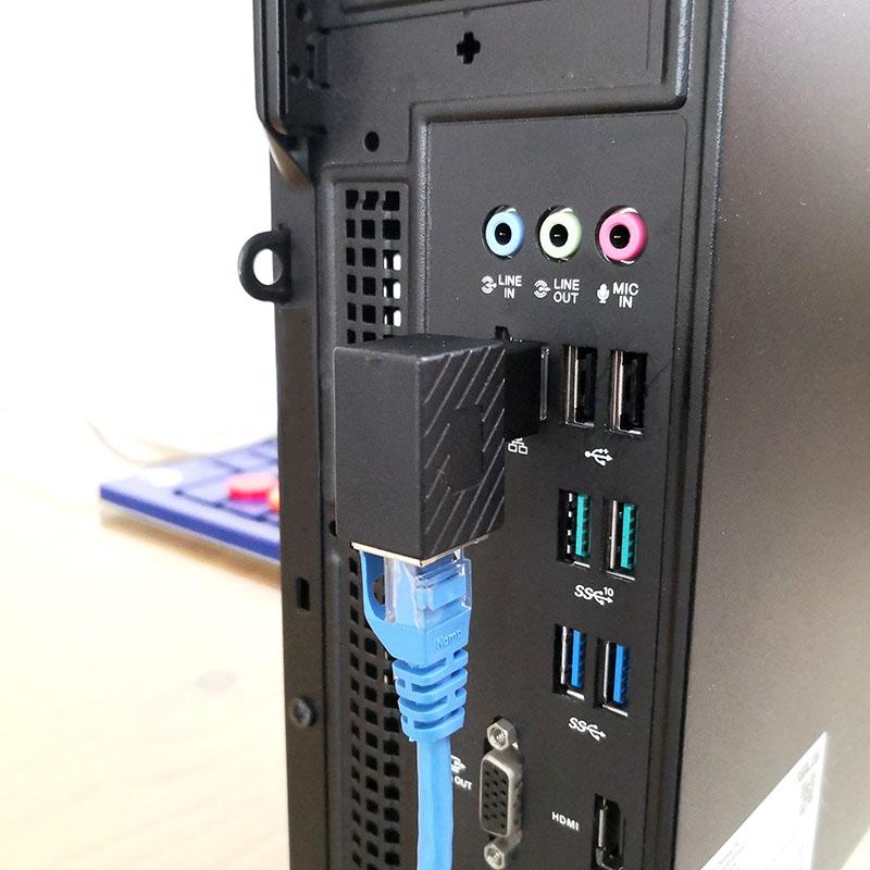 Bộ chuyển đổi cáp RJ45 từ nam đến khuỷu tay 90 độ cho máy tính xách tay máy tính