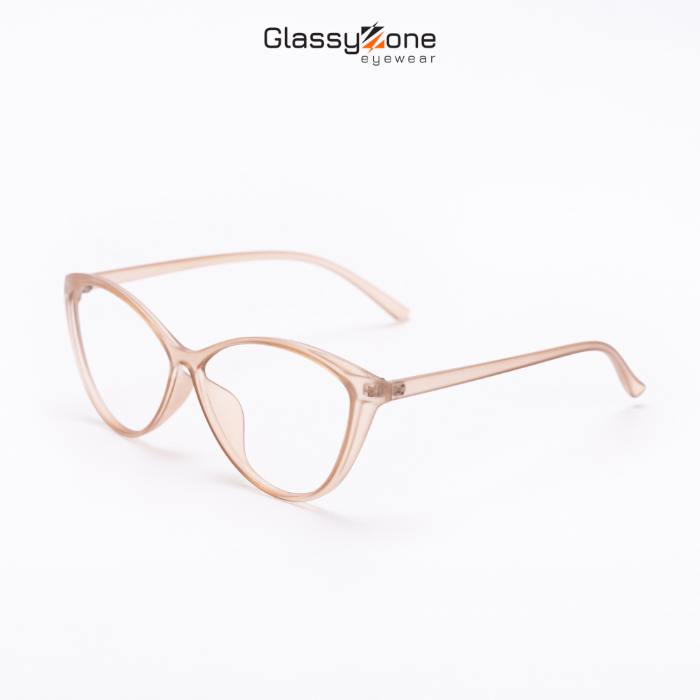 Gọng kính cận, Mắt kính giả cận nhựa Form mắt mèo thời trang Nữ Clitus - GlassyZone