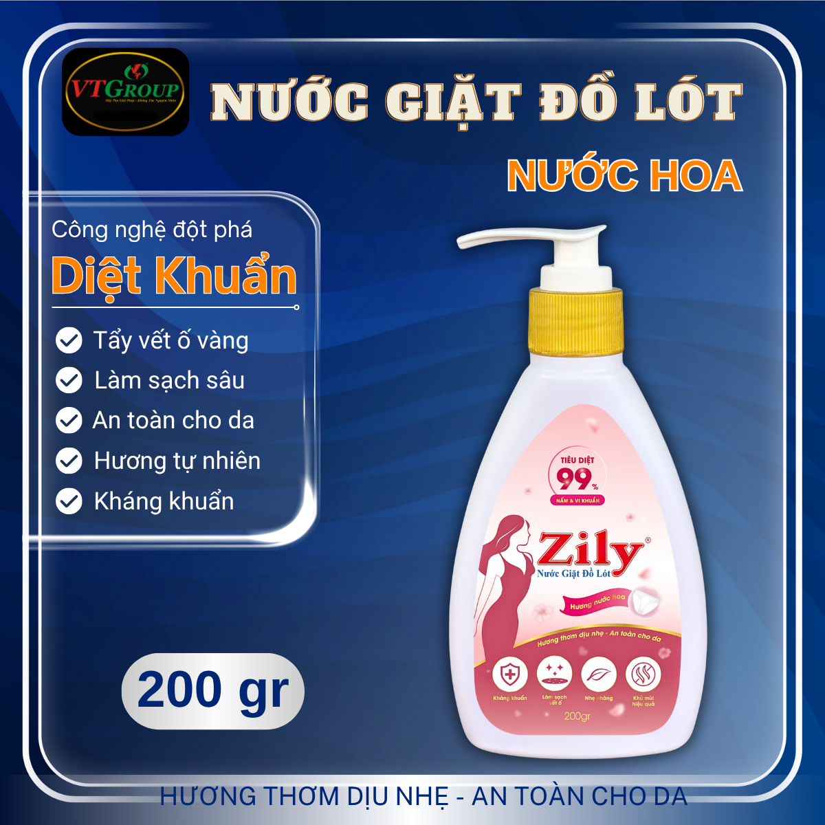 Nước Giặt Zily Chai 200gr
