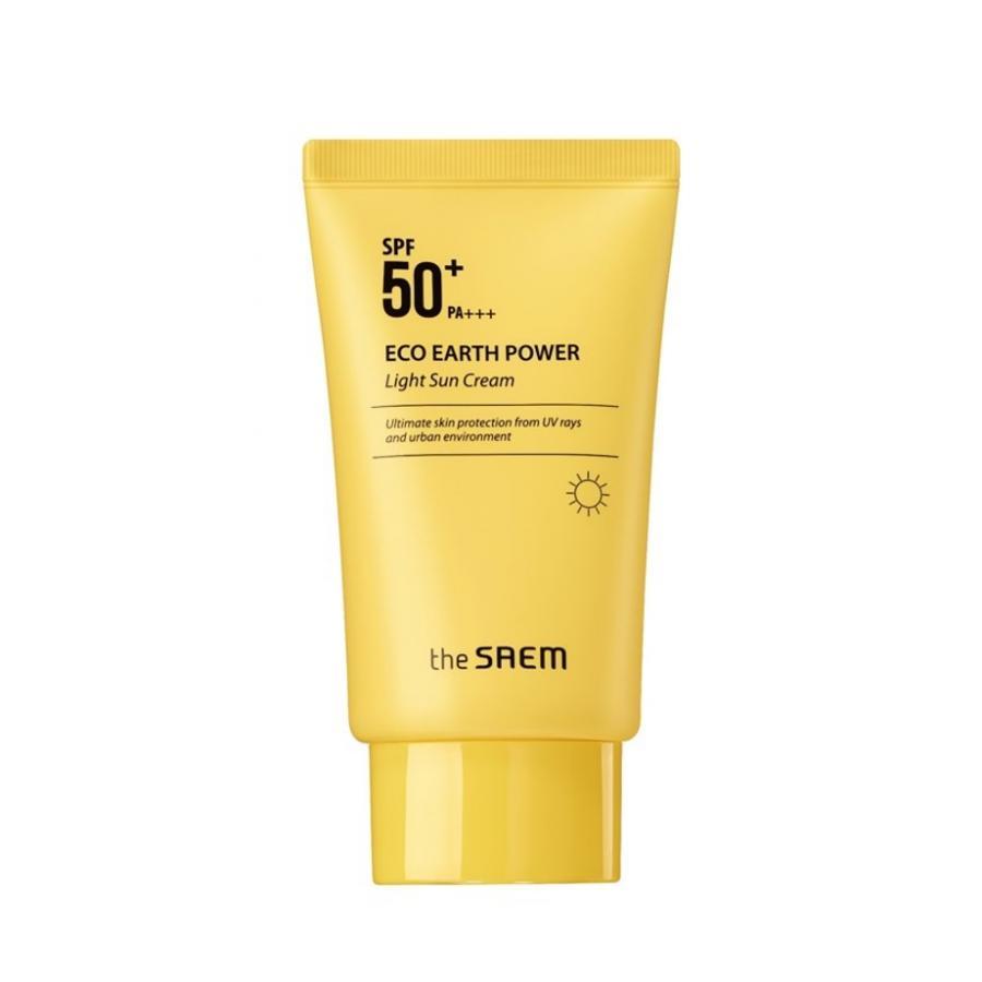 Kem chống nắng The Saem Eco Earth Power Light Sun Cream SPF 50+ PA+++ (50ml)