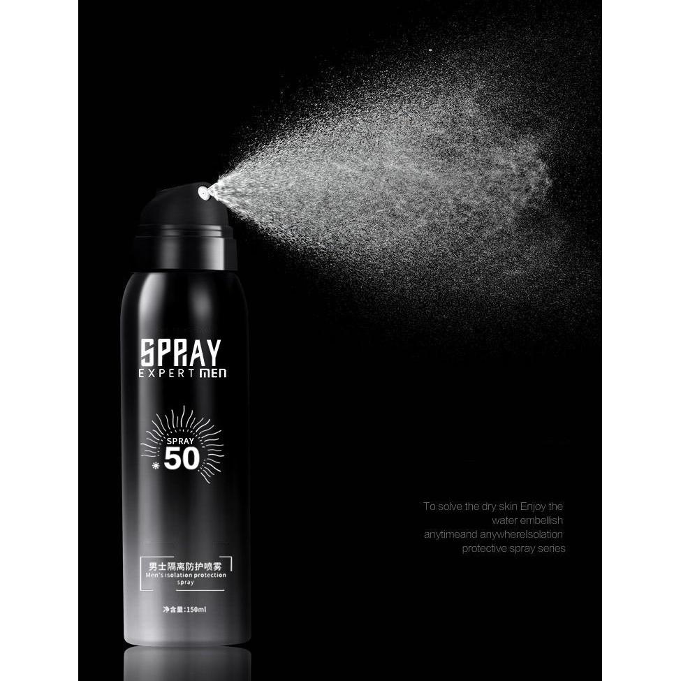 Xịt chống nắng nam chống tia cực tím rám nắng Spray Expert Men 150ml