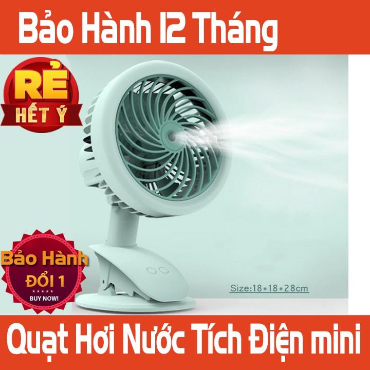 Quạt Mini Phun Sương Giảm Nhiệt Cực Mát