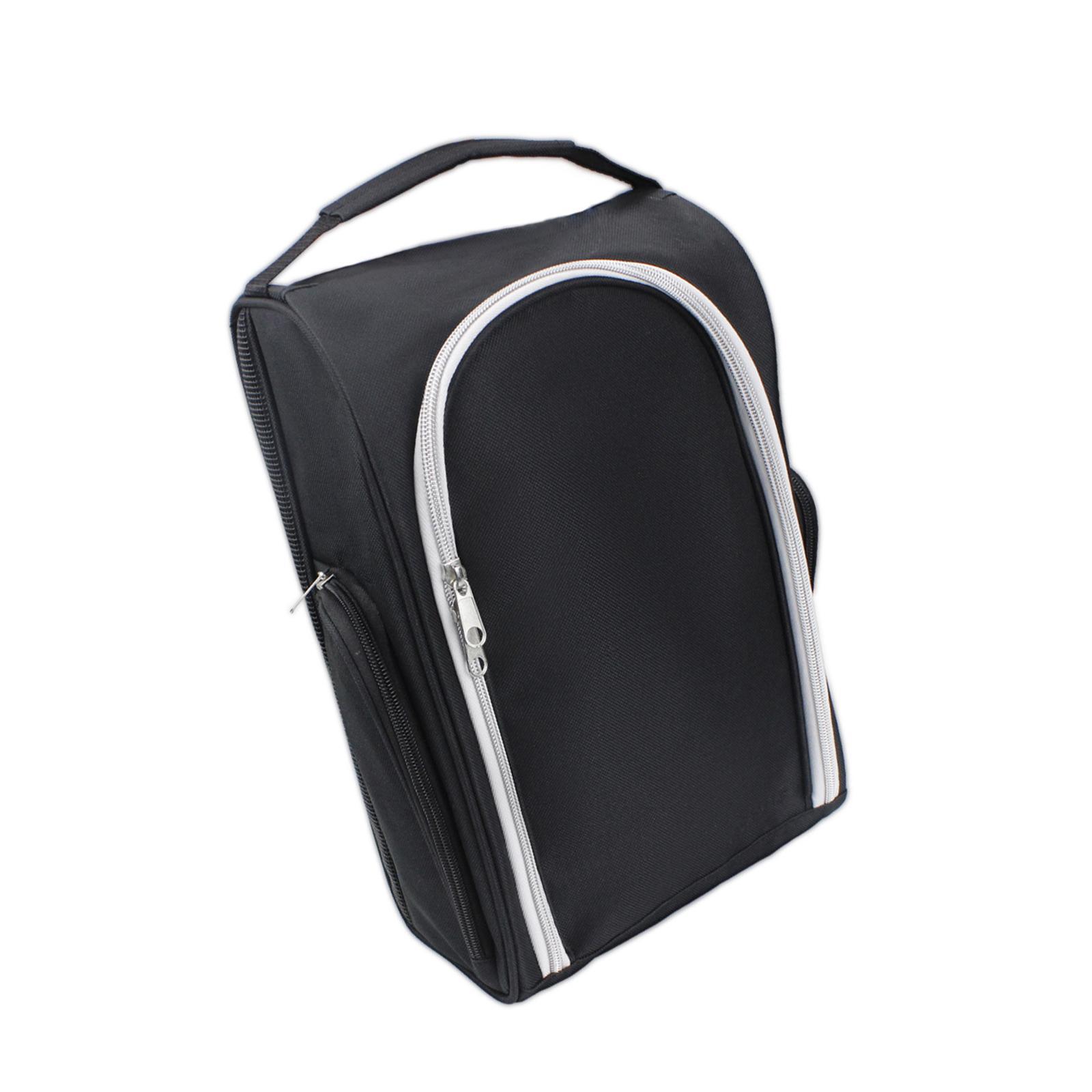 Golf Shoes Bag Sports Shoes Bag Multipurpose Nylon Breathable Fittings Storage Zippered Shoe Carrier Bag Pouch for Men Women Camping Outdoor