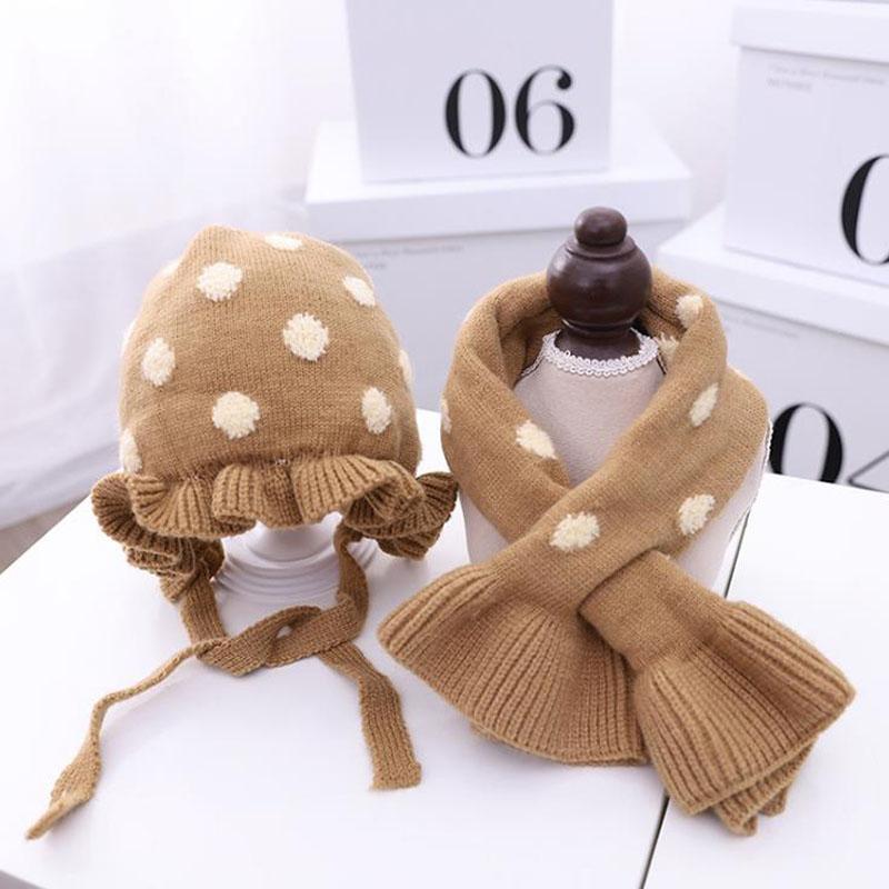 Doitbest 6 Tháng Đến 2 Năm Tuổi Trẻ Em Beanie Ren Dệt Kim Nón Mùa Đông 2 Cậu Bé Gái Mũ Khăn bộ