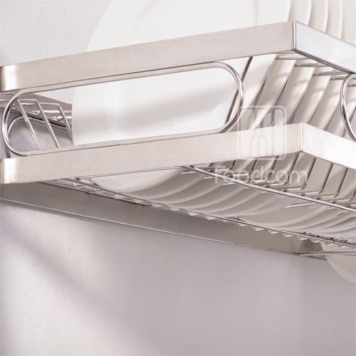 Kệ chén bát đa năng Foodcom kích thước 1-2 TẦNG  106 cm dùng cho bồn đôi bằng inox cao cấp không gỉ, để bát đĩa trên bồn rửa gọn gàng sàng sẽ, tiết kiệm không gian bếp