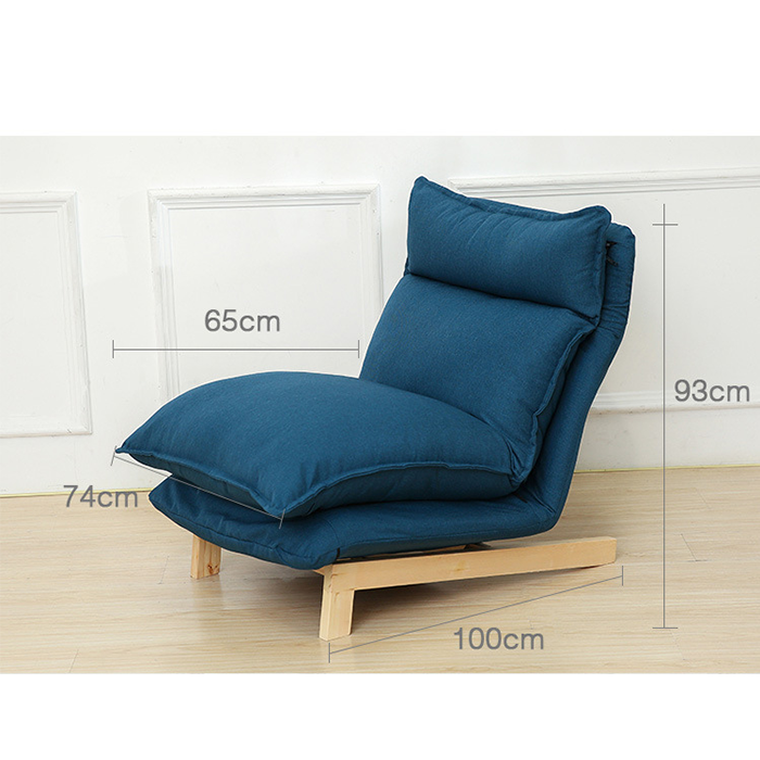 Ghế Sofa thư giãn đa năng tiện ích sang trọng - Ghế Lười thư giãn Cao cấp 100cm kèm đôn để chân tiện lợi bền đẹp GSF006 Giao màu ngãu nhiên