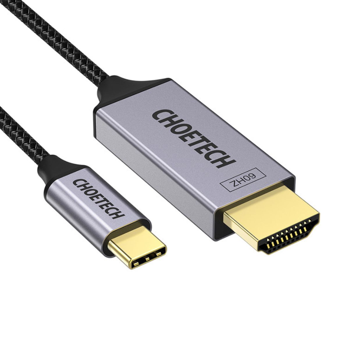 Cáp chuyển Type C sang HDMI 4K@60Hz Choetech XCH-1804 tương thích Thunderbolt 3 dài 1.8M