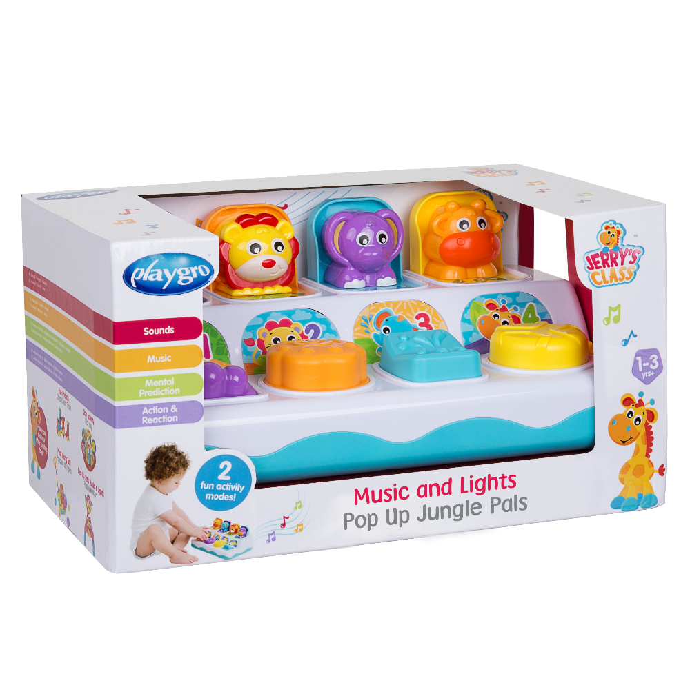 Đồ Chơi Những Người Bạn Rừng Xanh Phát Nhạc Có Đèn Playgro, Cho Bé Từ 12 Tháng