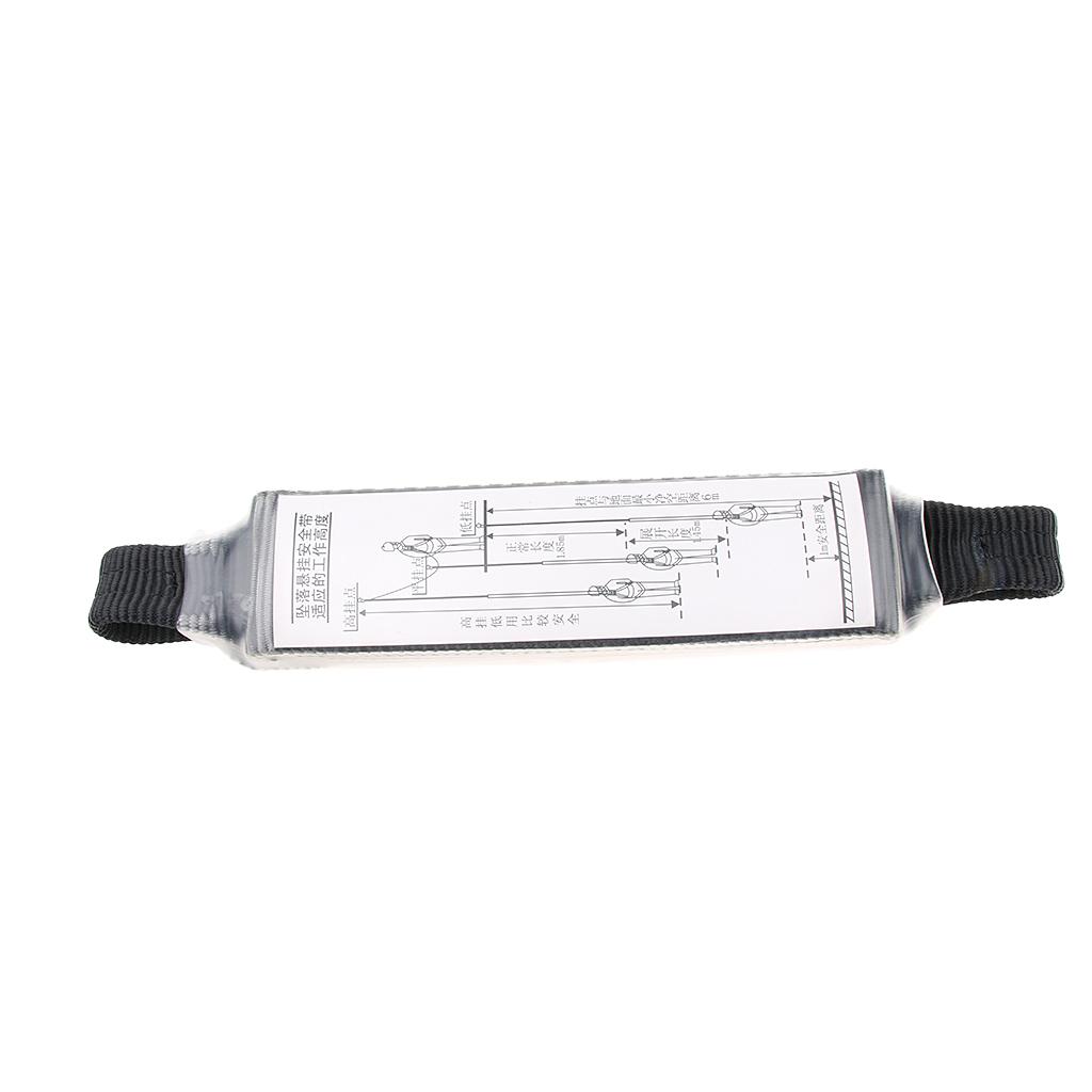 Fall Protection Strap Energy Lanyard Shock Absorber Rope Climbing Harness
