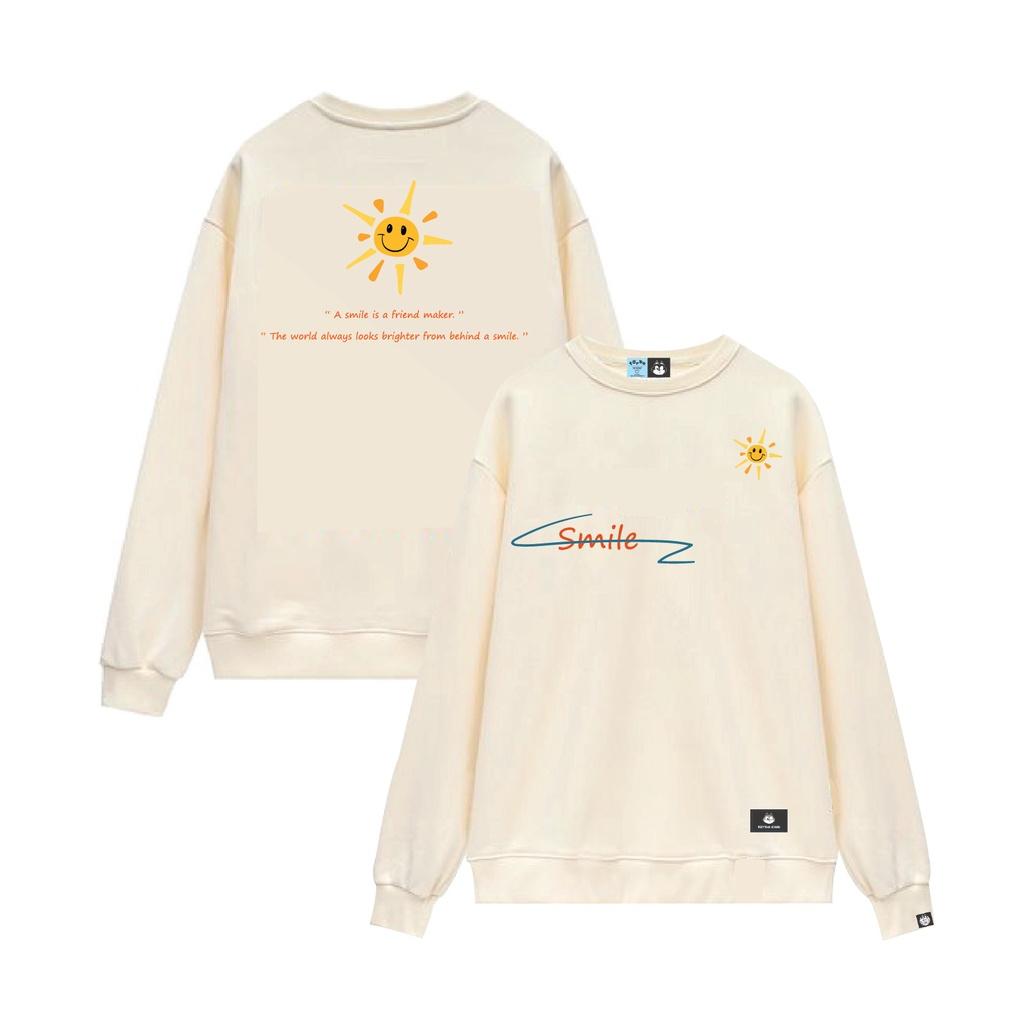 ÁO SWATER SUN SMILE - CHẤT NỈ CUA COTTON DÀY DẶN THU-ĐÔNG