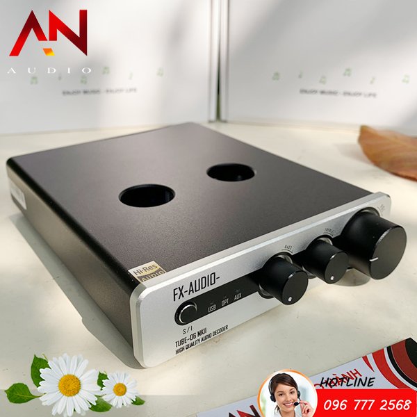 Giải mã/DAC Fx Audio Tube 06 MKII – Bản Nâng Cấp Mạnh Mẽ Tube 06- Hàng Chính Hãng