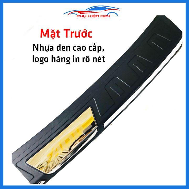 Ốp chống trầy cốp ngoài nhựa đen Fadil 2019-2020-2021-2022 dán cốp sau chống xước trang trí xe