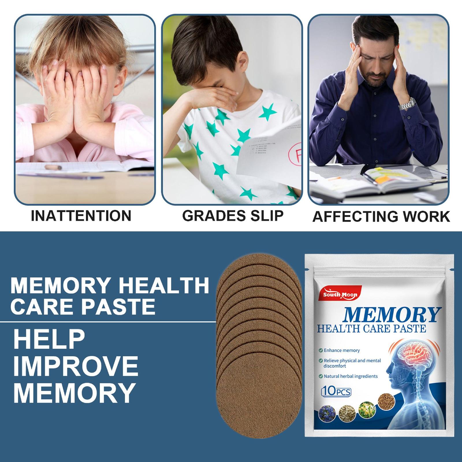 South Moon Acupoint Paste for Sub-Health People to Relieve Poor Memory