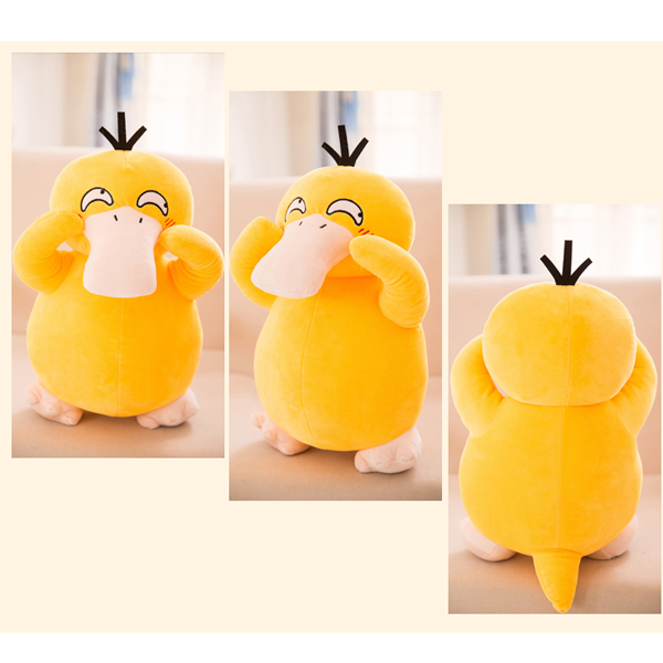 Gấu Bông Pokemon Vịt Bối Rối Psyduck (30cm---&gt;90cm) Hàng Chính Hãng Pokemon Đẹp Từng Cm Xịn Cao Cấp (Tặng Kèm 1 Ví Da 24 Ngăn Đựng Thẻ ATM, CCCD)