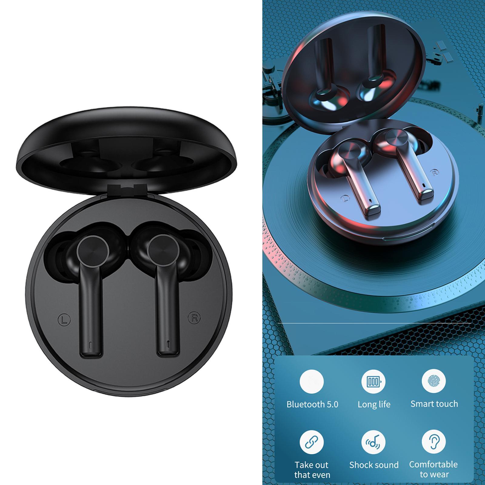 Wireless Earbuds Stereo Sound Headphones in Ear LED Digital Display Compatible with IOS/Android for Sport Running Workout Gaming