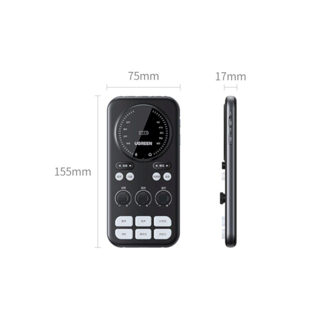 Ugreen UG10930cm426TK Card âm thanh dùng để livestream Di động Tương thích với điện thoại thông minh Máy tính bảng - HÀNG CHÍNH HÃNG