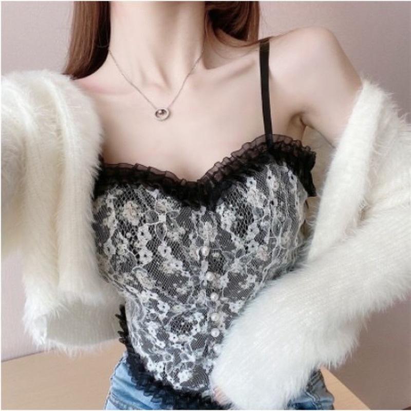 ,Áo hai dây mẫu mới croptop